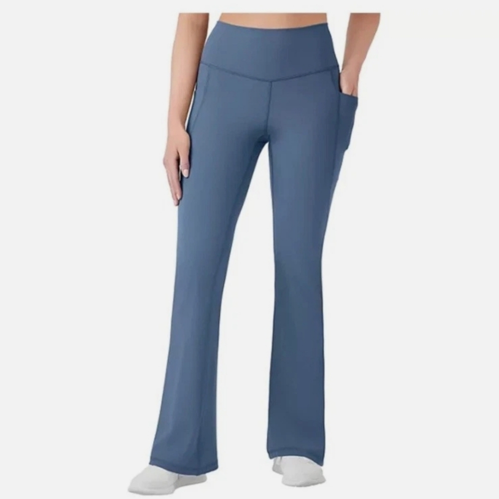 Women's Gray Flared Pants